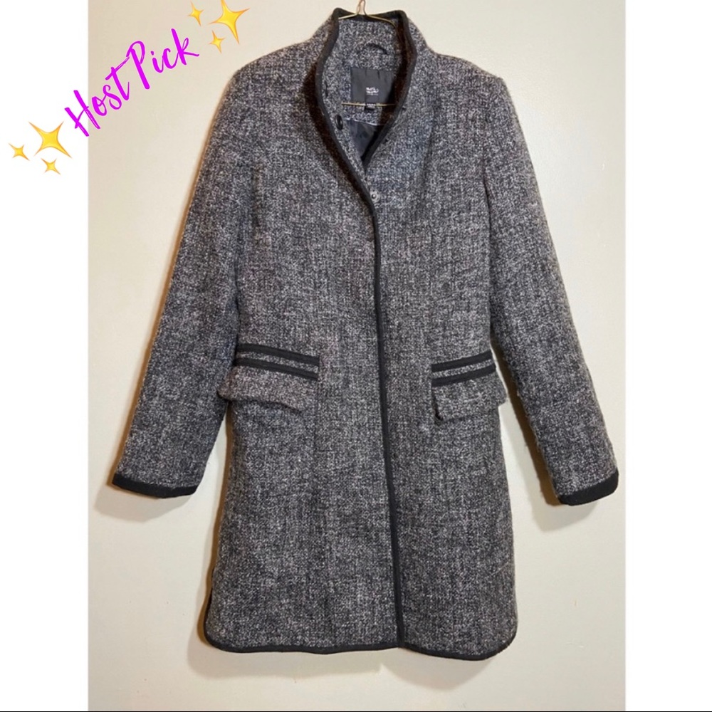 Grey pea coat